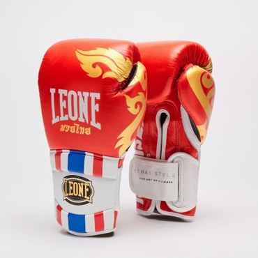 leone BOXING GLOVES THAI STYLE - red